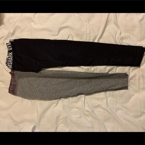 TWO PAIRS NWT GYM SHARK LEGGINGS